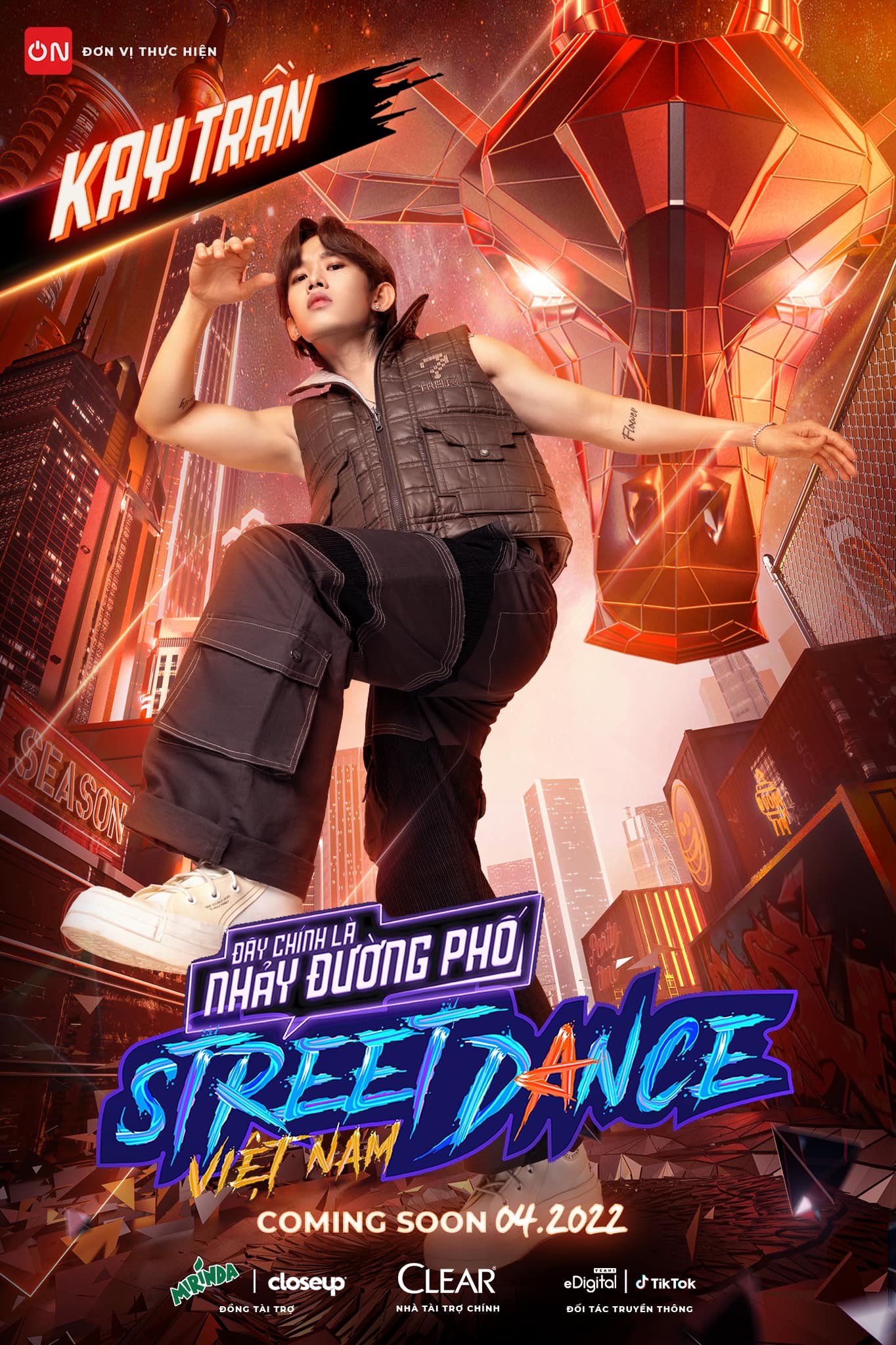 Hiện tại, Kay Trần đang tham gia show giải trí về nhảy Street Dance Việt Nam.