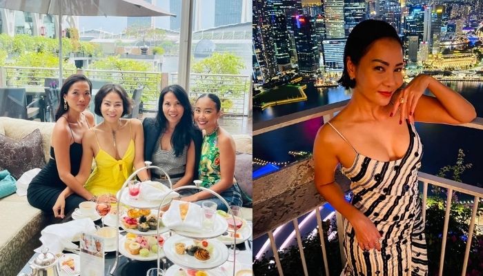 Hội chị em Vbiz toàn sao hạng A ở Singapore bị vòng 1 của U50 Thu Minh làm cho lu mờ 