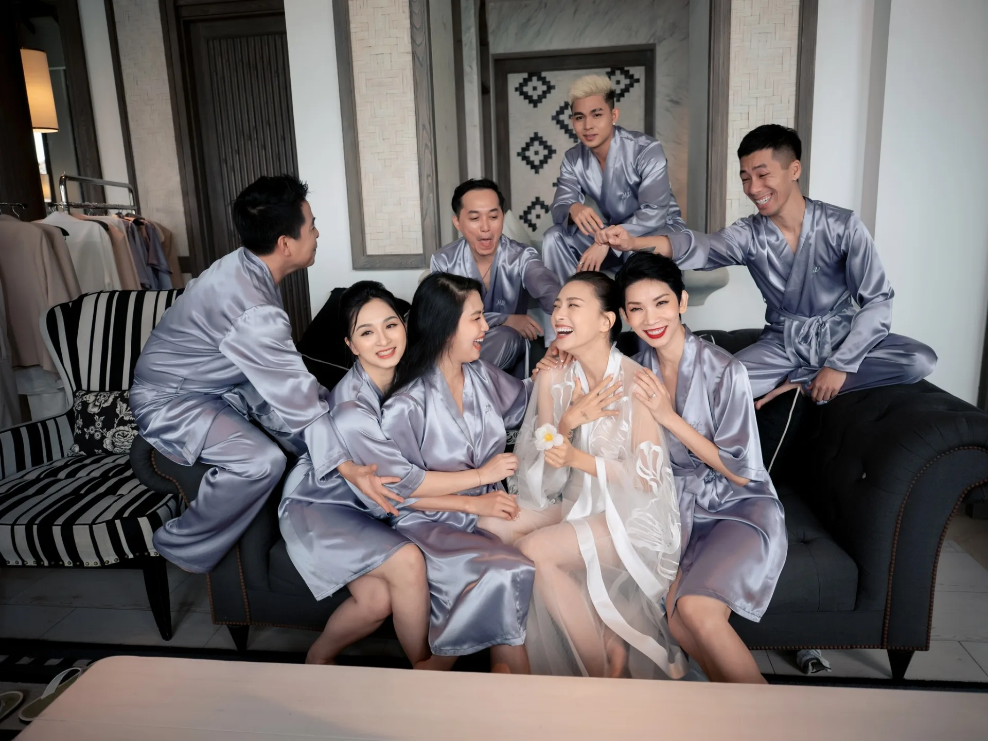 Ngô Thanh Vân tươi hết cỡ bên dàn phụ rể trước giờ G - Ảnh 5
