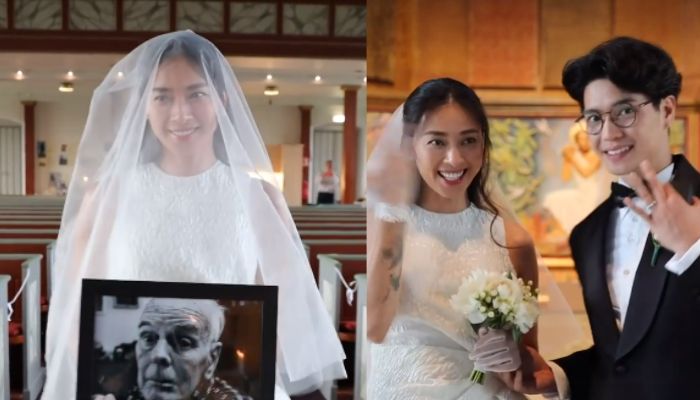 HOT: Ngô Thanh Vân thực chất đã cưới Huy Trần vào năm 2021 tại Na Uy, ôm di ảnh bố nuôi vào lễ đường