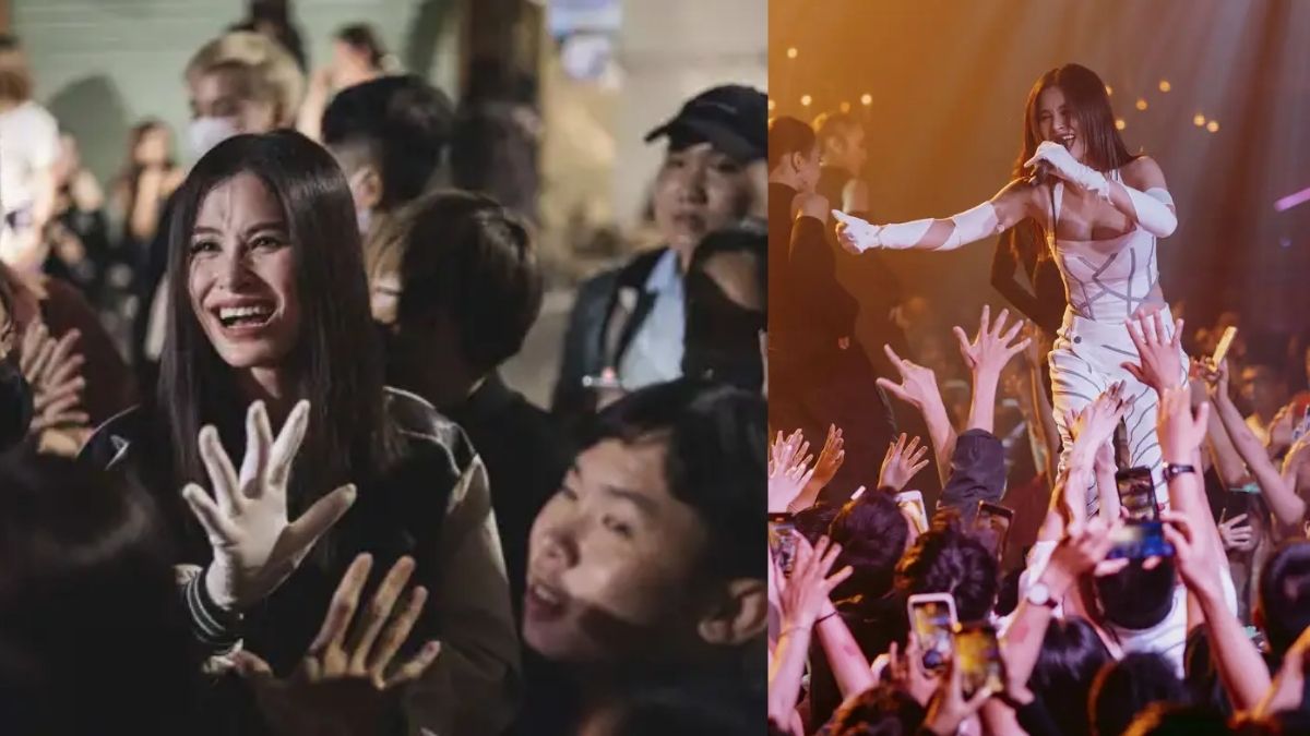 Đông Nhi lần đầu diễn live tại Hà Nội sau ồn ào với fan: "Hôm nay lại đông vui thế này?"