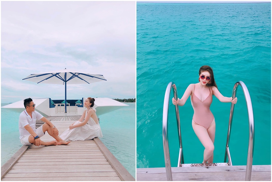 Diện bikini 1 mảnh, Bảo Thy khoe vòng 2 phẳng lì sau sinh nở, nhắc khéo ngày đặc biệt sắp tới - Ảnh 6