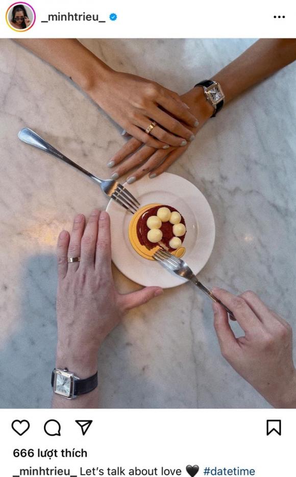 Minh Triệu khoe ảnh hẹn hò và đeo nhẫn đôi cùng chàng trai giấu mặt giữa tin đồn 