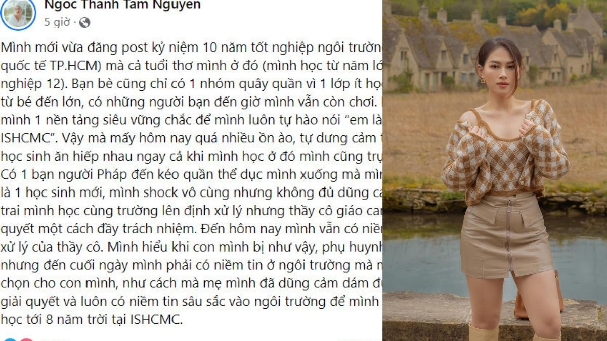 Ngọc Thanh Tâm từng bị bạo lực tại chính trường ISHCMC và cách xử lý của bà mẹ đại gia