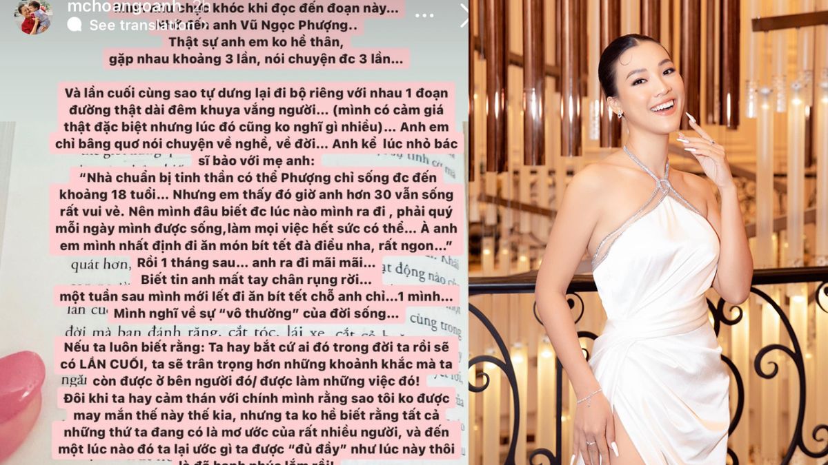 Hoàng Oanh tự động viên những thứ ta đang có là mơ ước của rất nhiều người