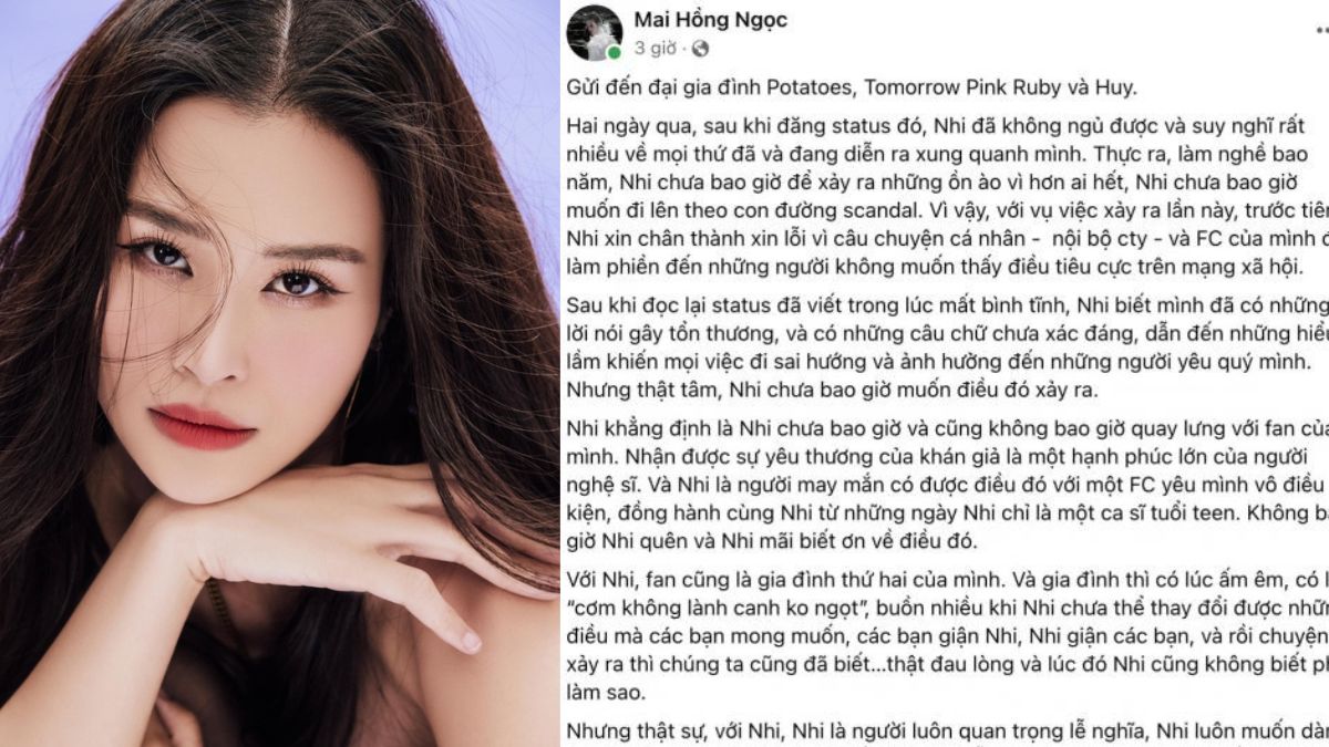 Đông Nhi âm thầm xóa bài xin lỗi fan?