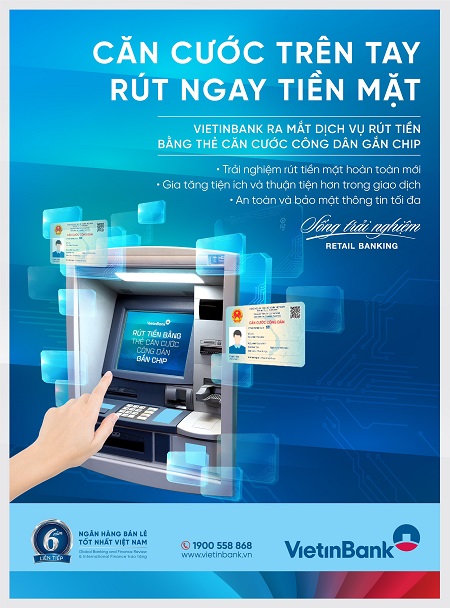 Hướng dẫn rút tiền bằng thẻ Căn cước Công dân gắn chip - Ảnh 2