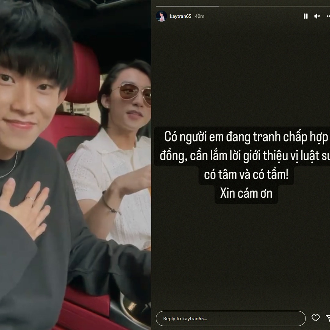 Kay Trần đăng story tìm luật sư giữa nghi vấn 