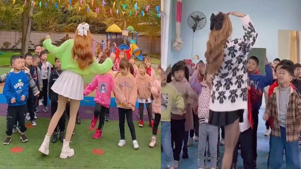 Cô giáo mầm non mặc váy siêu ngắn đi dạy, tỏ thái độ khi phụ huynh nhắc nhở