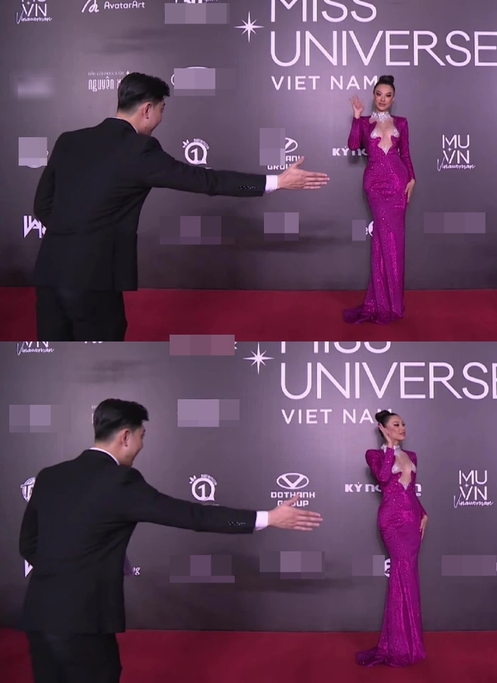 Kim Duyên bị mời ra khỏi thảm đỏ Hoa hậu Hoàn vũ vì 