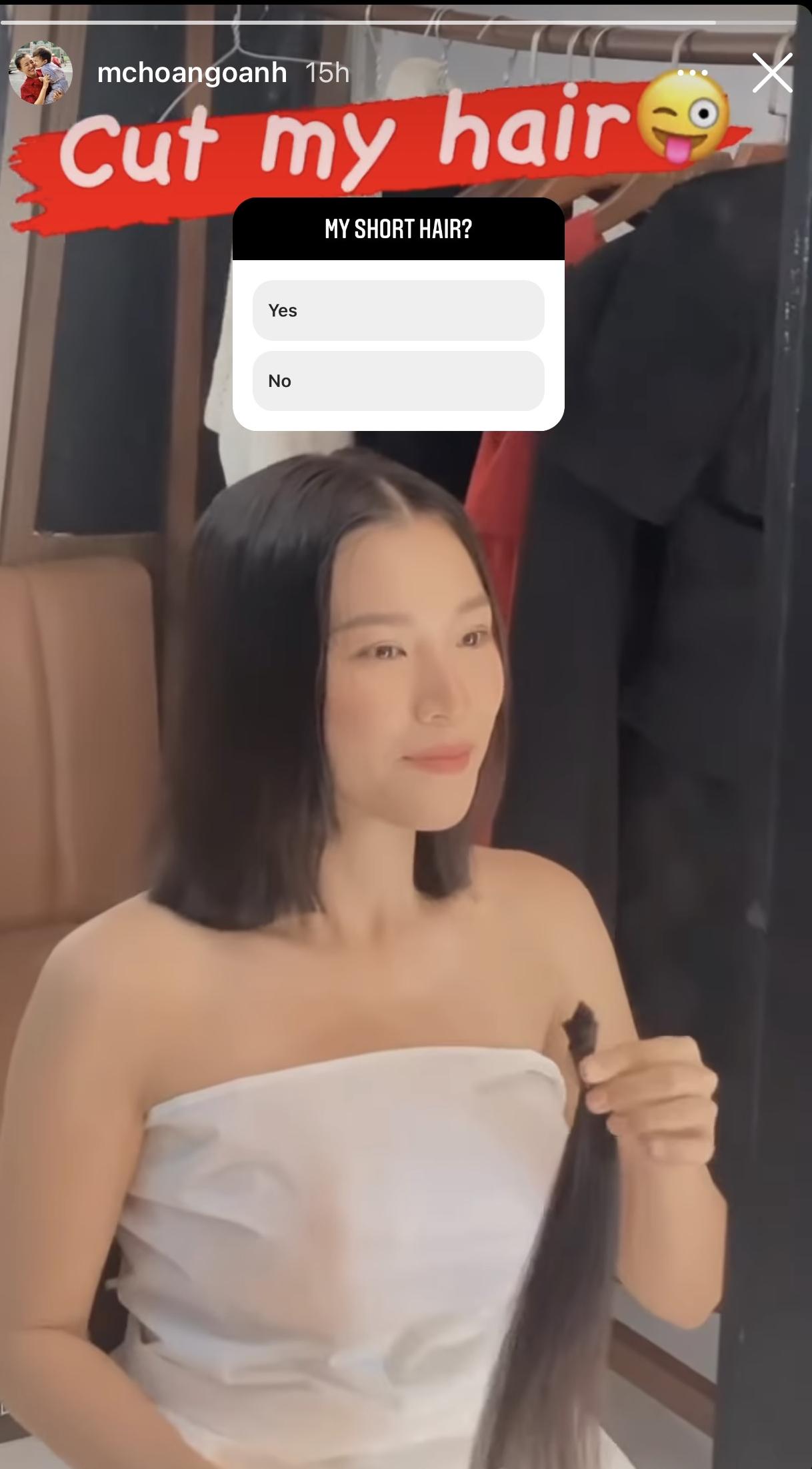 MC Hoàng Oanh cắt phăng mái tóc dài giữa nghi vấn chồng cũ có tình mới - Ảnh 9