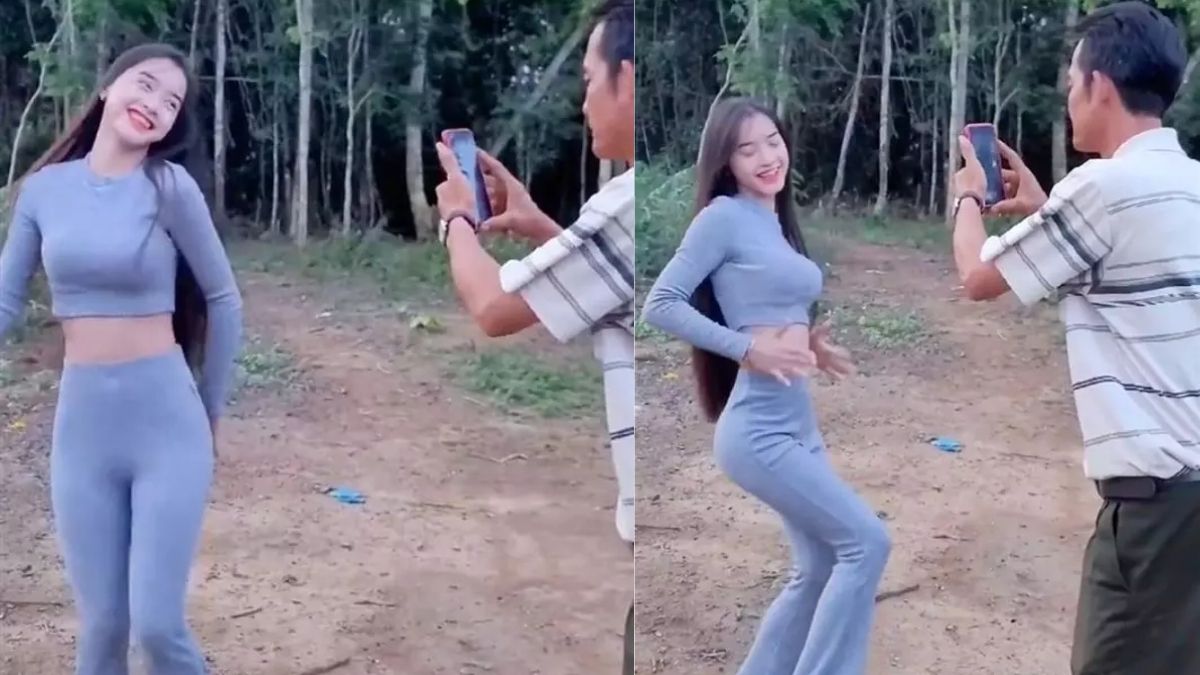 "Sơn nữ Ba Na" Yona Cươn diện đồ bó sát, nhảy uốn éo trước mặt bố là ai?