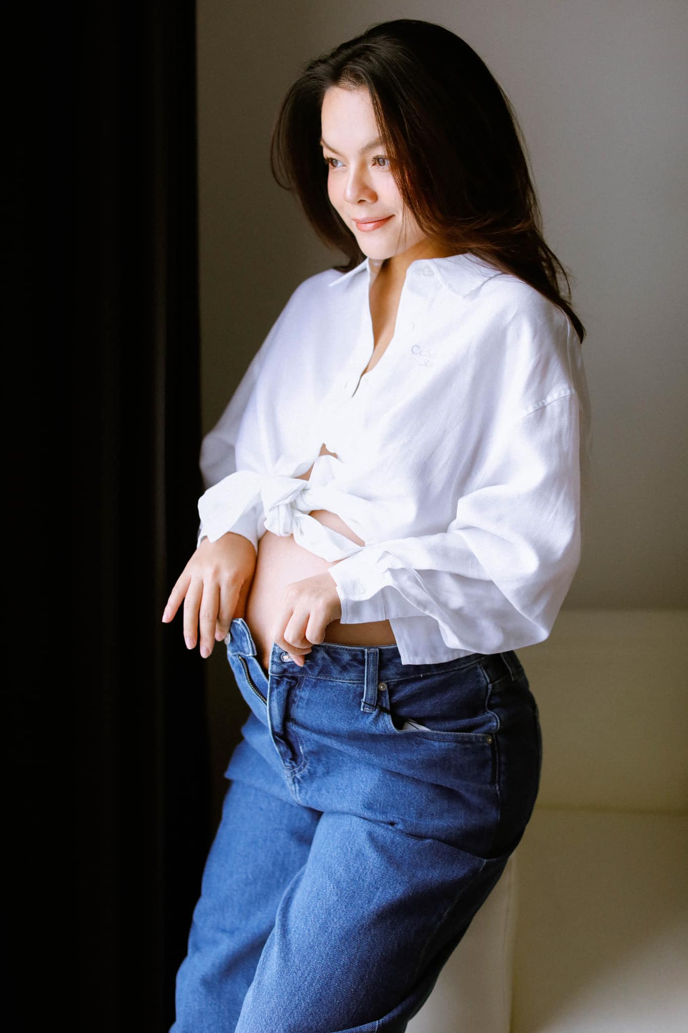 Phạm Quỳnh Anh xả kho ảnh bầu vượt mặt trước thềm sinh nở - Ảnh 5