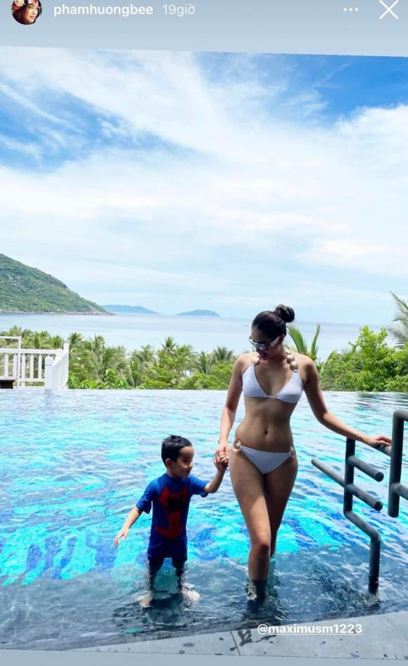 Mẹ U60 của Phạm Hương diện đồ tắm khoe vòng một căng đầy và vóc dáng chuẩn không kém thiếu nữ 18 - Ảnh 5