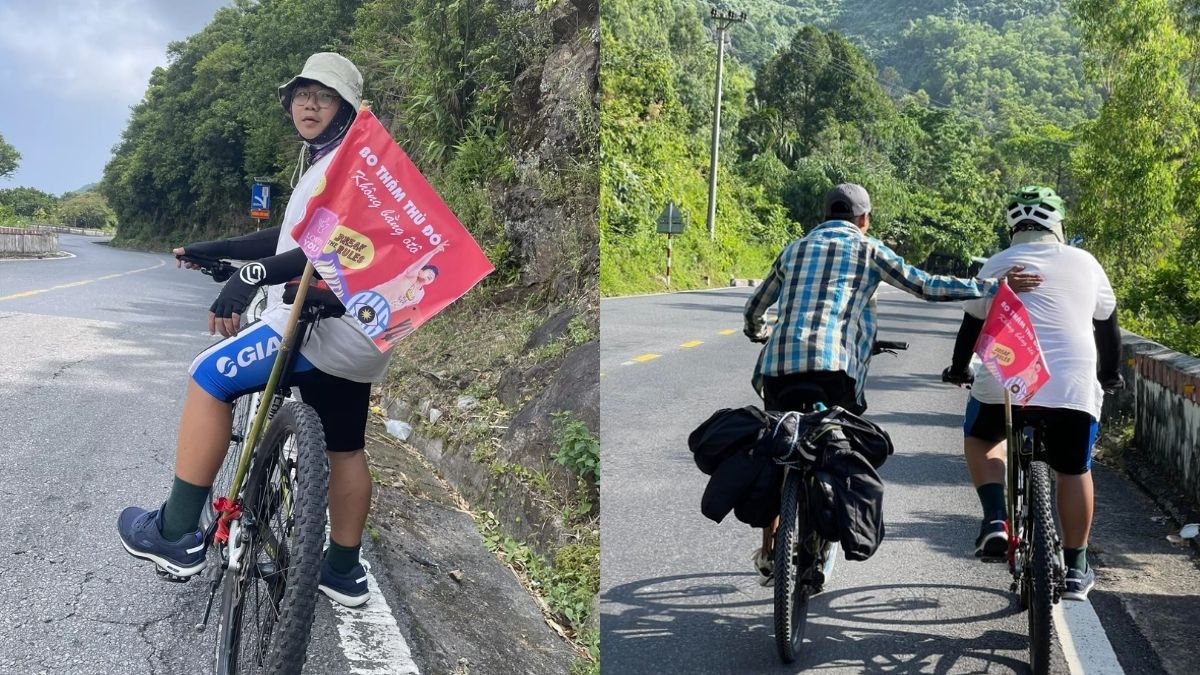 Cậu bé 15 tuổi đạp xe 800km từ Đà Nẵng ra Hà Nội cho biết thủ đô