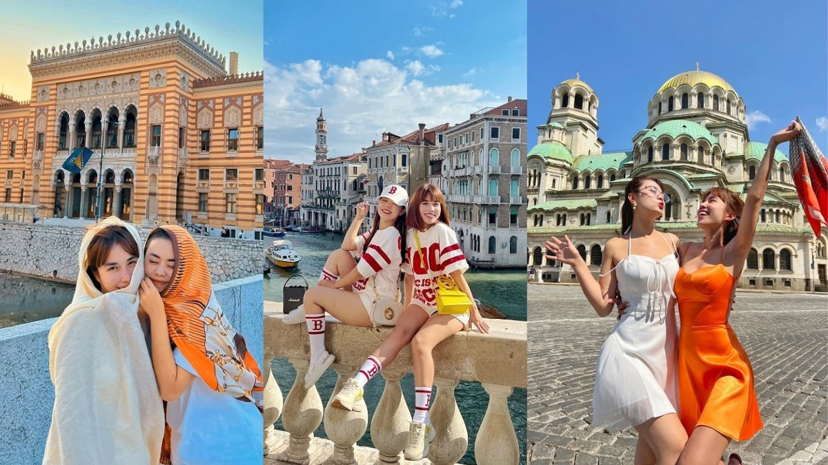 Cặp gái xinh Hà Nội đi du lịch 18 nước để kỷ niệm tình bạn 18 năm