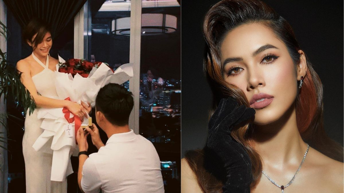 Á hậu Hoàng My gọi chồng sắp cưới của Mâu Thủy là "chú rể can đảm nhất năm"