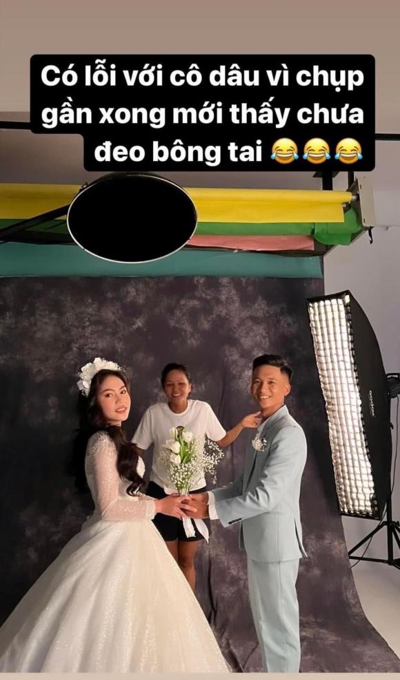 H'Hen Niê đích thân làm phó nháy, make up, ủi quần áo, set up buổi chụp cưới cho em trai cưới vợ - Ảnh 5