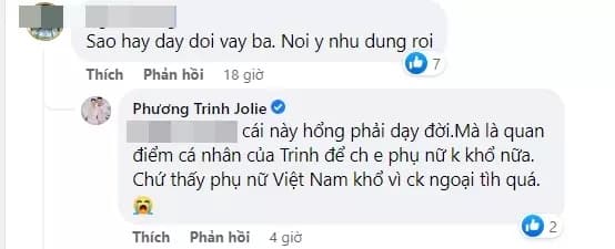 Phương Trinh Jolie chỉ cách giữ chồng không ngoại tình, netizen mỉa mai: 