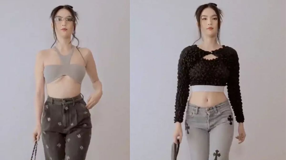 Ngọc Trinh lộ cánh tay mũm mĩm, vòng eo ngấn mỡ nhưng vòng 1 "mất hút"