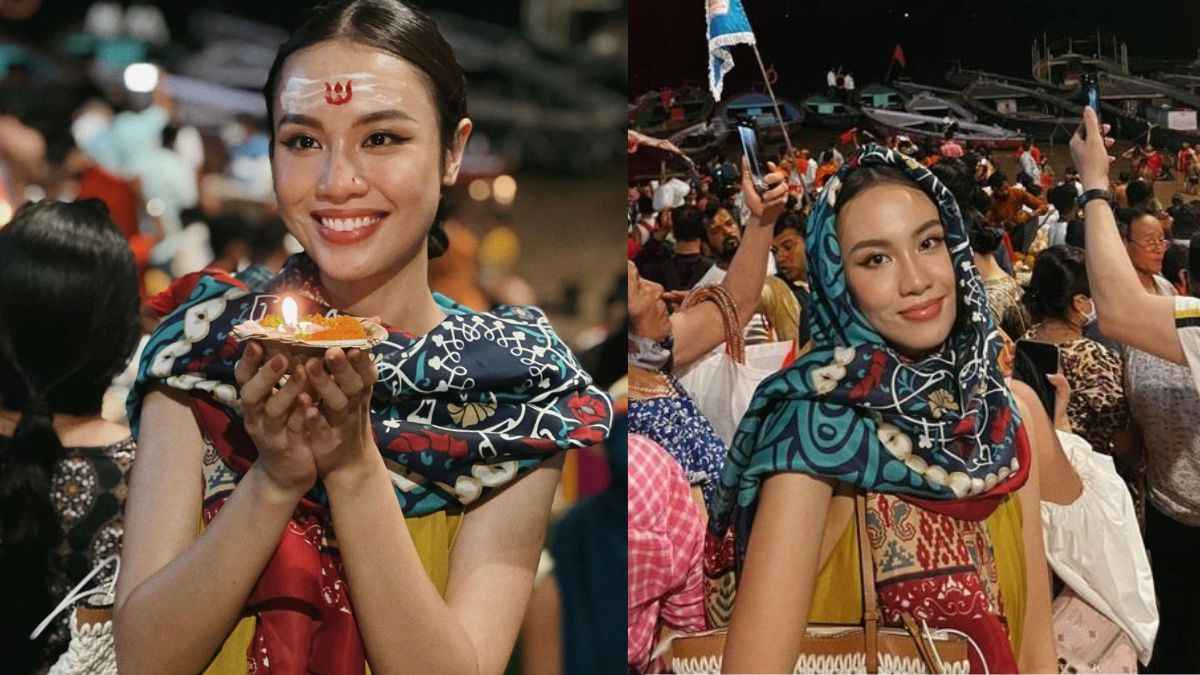 Nhìn Á hậu Thủy Tiên mà cứ ngỡ tân Hoa hậu Ấn Độ