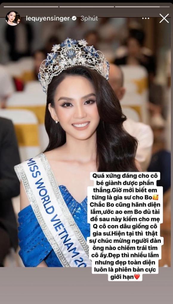 Lệ Quyên mong muốn có con dâu như Tân Hoa hậu Mai Phương - Ảnh 5