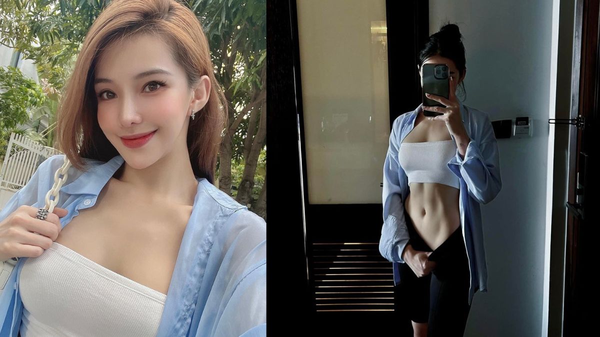 Lưu Đê Ly khoe cơ bụng số 11, bí quyết là "Ăn nhưng không nuốt"