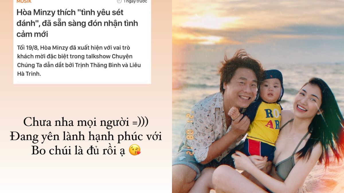 Hòa Minzy lên tiếng chuyện có người mới hậu chia tay thiếu gia Minh Hải
