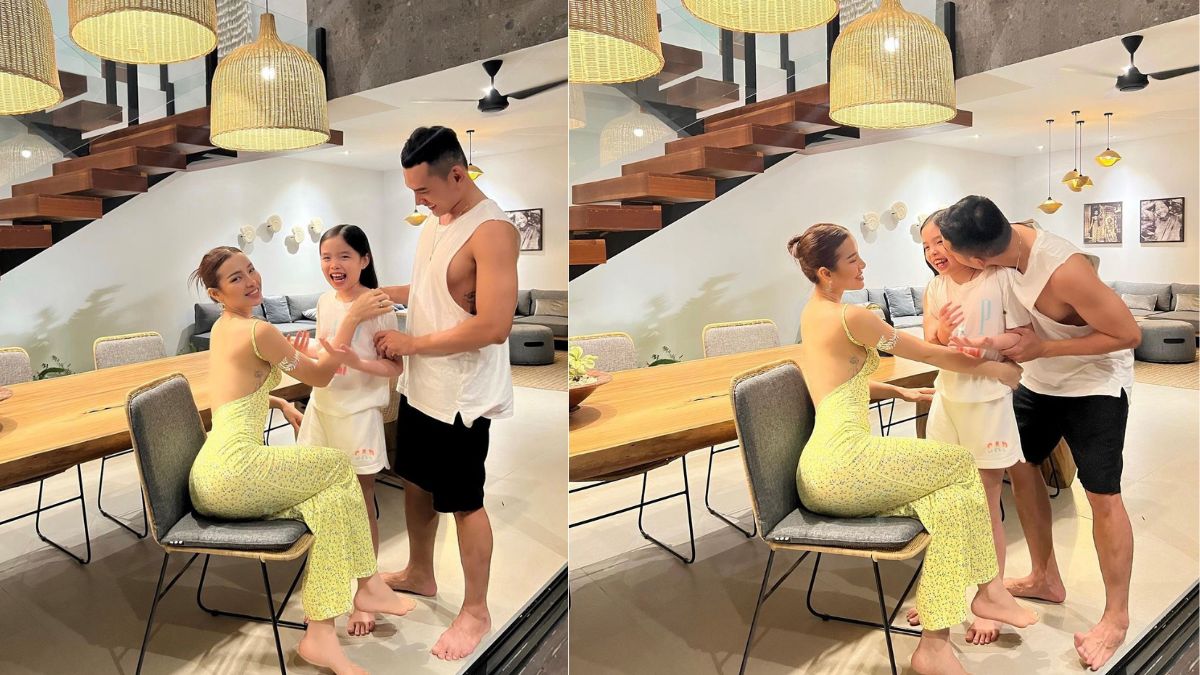 Phương Trinh Jolie khoe ảnh hạnh phúc bên con gái và Lý Bình nhưng vòng 3 "đốt mắt" lại là tâm điểm