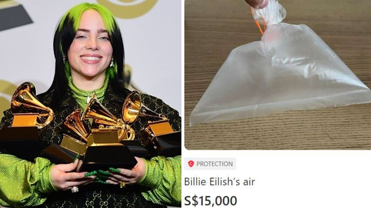 Fan Billie Eilish rao bán gói không khí trong buổi hòa nhạc của thần tượng với giá 250 triệu đồng