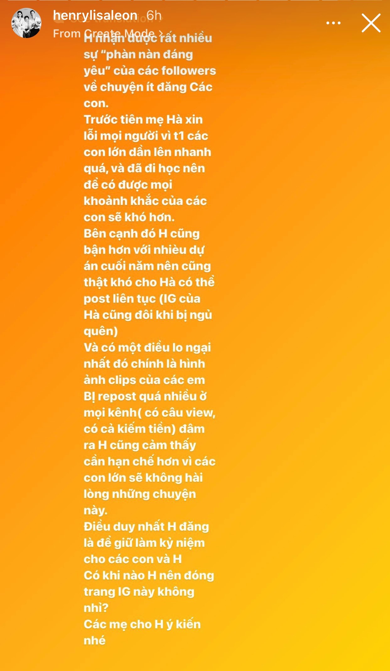 Hồ Ngọc Hà tính chuyện đóng Instagram 600 nghìn lượt theo dõi của các nhóc tì- Ảnh 2