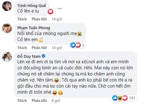 Bà xã Đỗ Duy Nam tủi thân vì một mình chăm con ốm: 