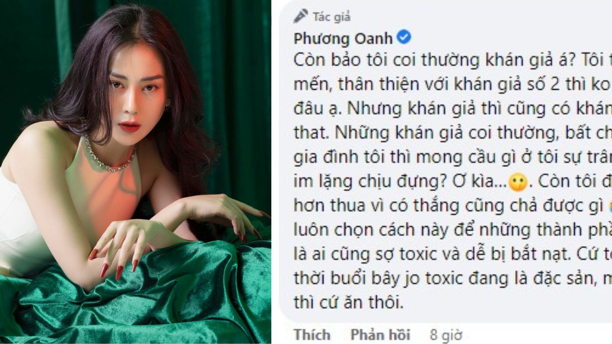 Phương Oanh lại tuyên bố với cư dân mạng: "Sống và chơi với thị phi luôn"