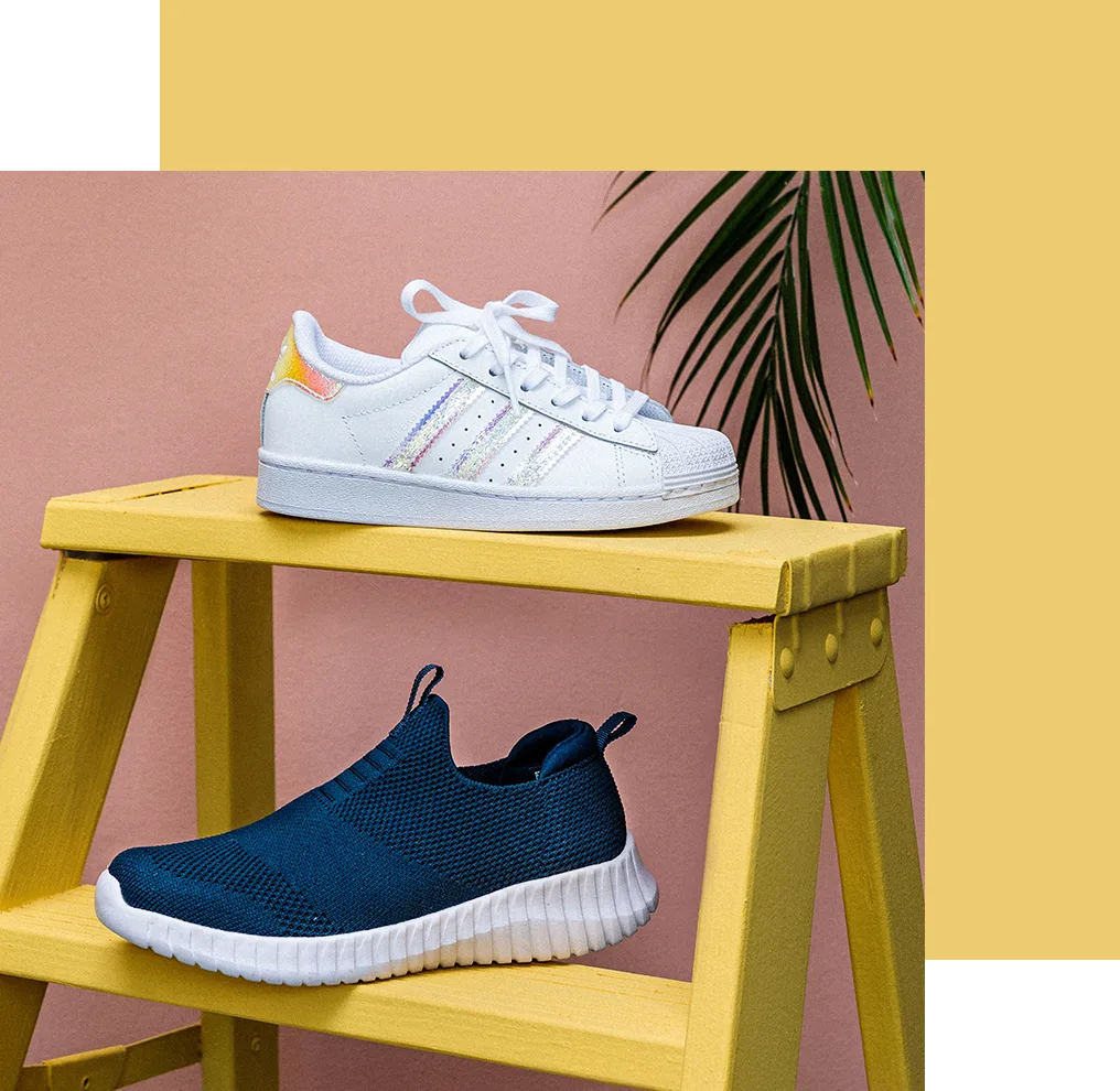 Những đôi sneaker có thiết kế đơn giản và trẻ trung. Ảnh: internet