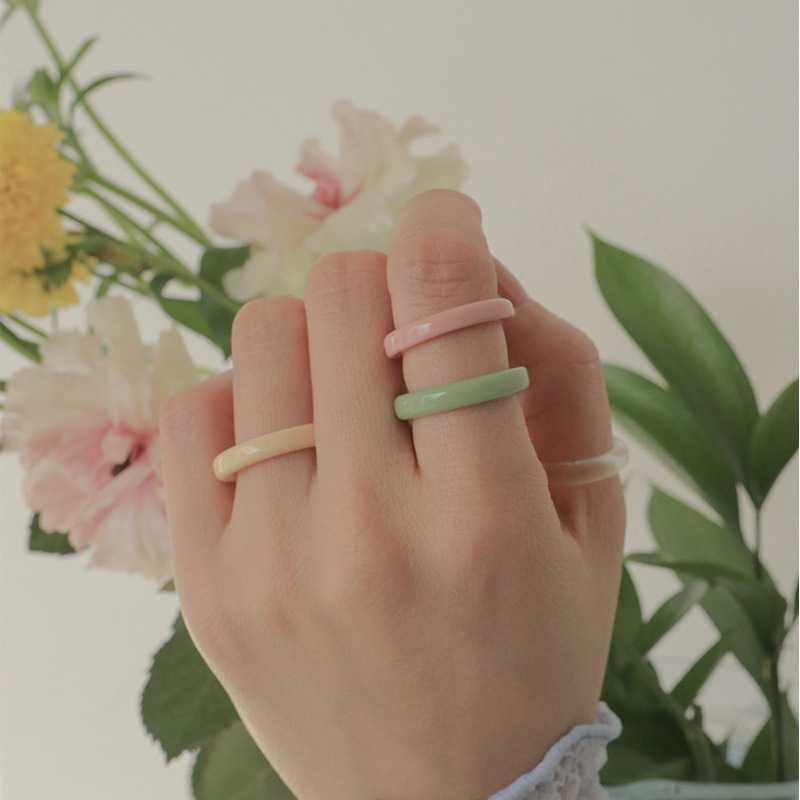 Những chiếc nhẫn nhiều màu sắc ngọt ngào. Ảnh: internet