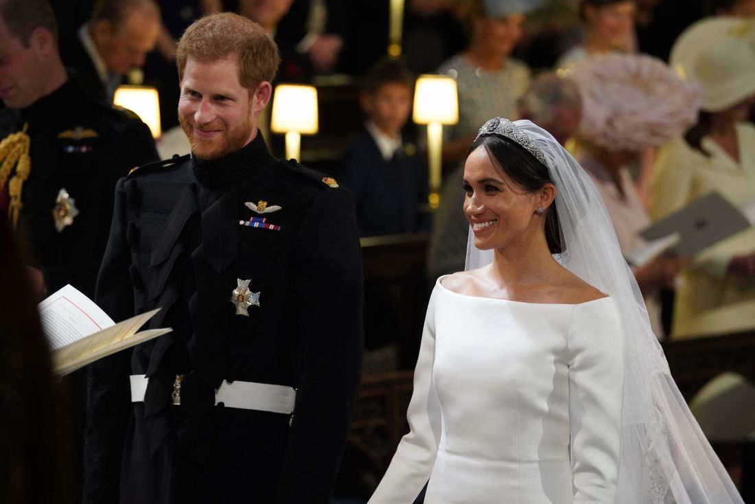 Đám cưới hoàng gia của hoàng tử Harry và cô dâu Meghan của mình. Ảnh: internet