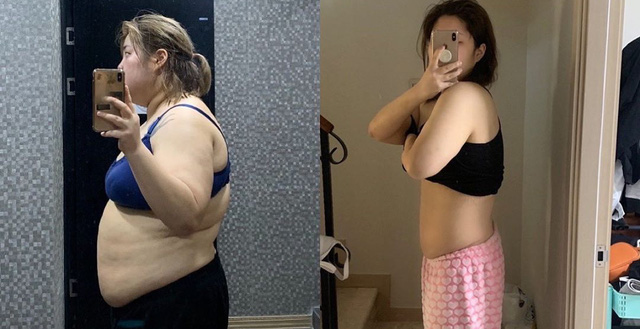Cô nàng quyết tâm giảm cân và kết quả khiến nhiều người bất ngờ