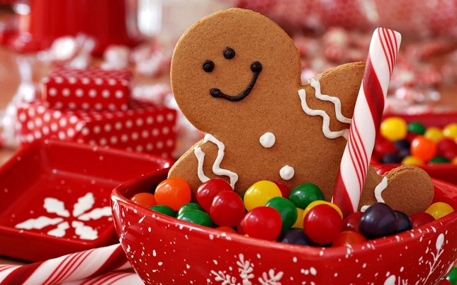 Bánh quy gừng là món ăn không thể thiếu trong dịp Giáng sinh.