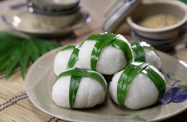 Cơm nắm lá cọ, món ăn dân dã và là đặc sản của vùng đất Tổ Phú Thọ