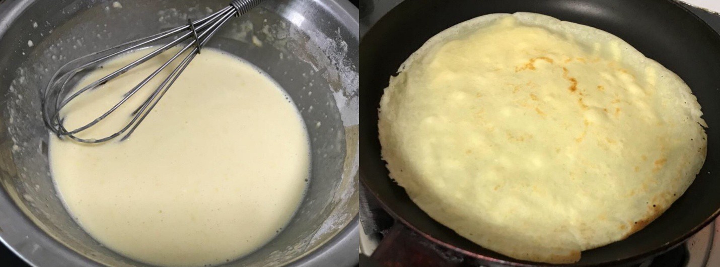 Cách làm bánh trứng cuộn khoai lang tím thơm ngon để cả nhà ăn vặt - Ảnh 5