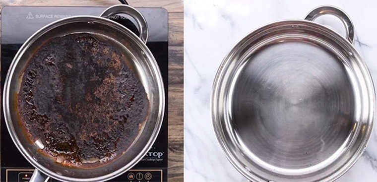 Cách làm sạch xoong nồi cháy đen chỉ bằng nguyên liệu quen thuộc trong nhà