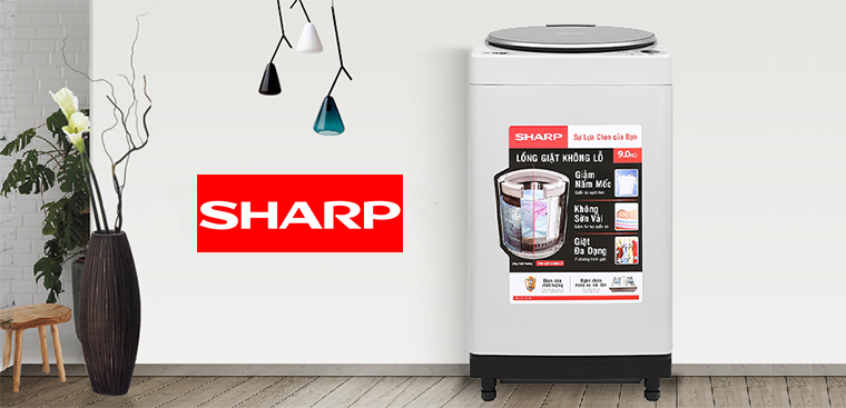 Sharp là thương hiệu bình dân, được nhiều khách hàng tin dùng.