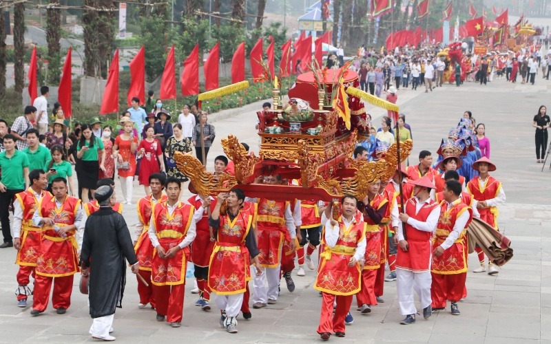 Lễ hội đền Hùng - một trong những lễ hội lớn nhất của cả nước.