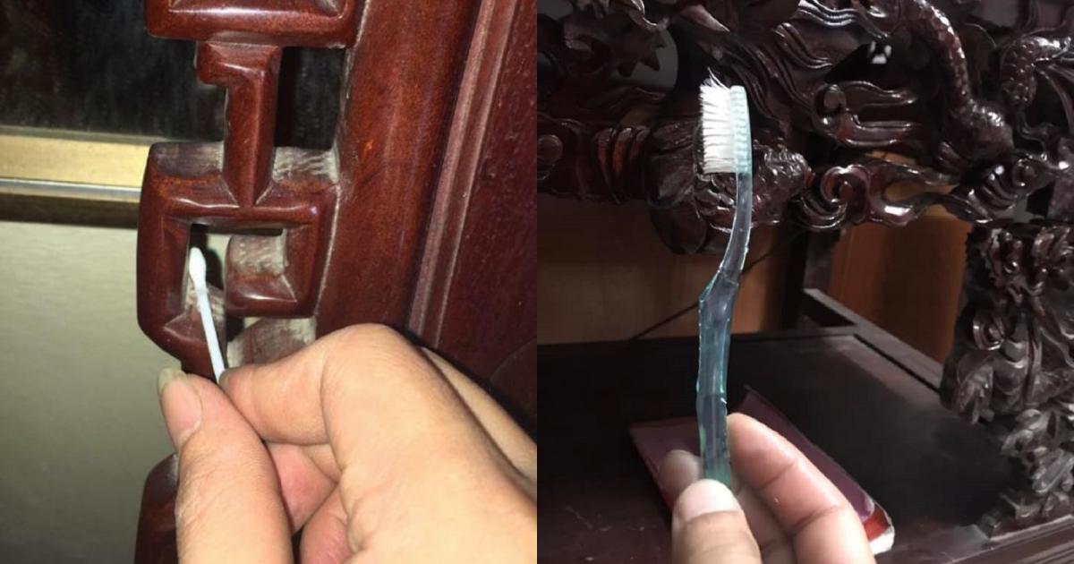 5 cách làm sạch bàn ghế chạm trổ nhân ngày toàn quốc dọn nhà, cách thứ 3 cực kỳ hữu dụng