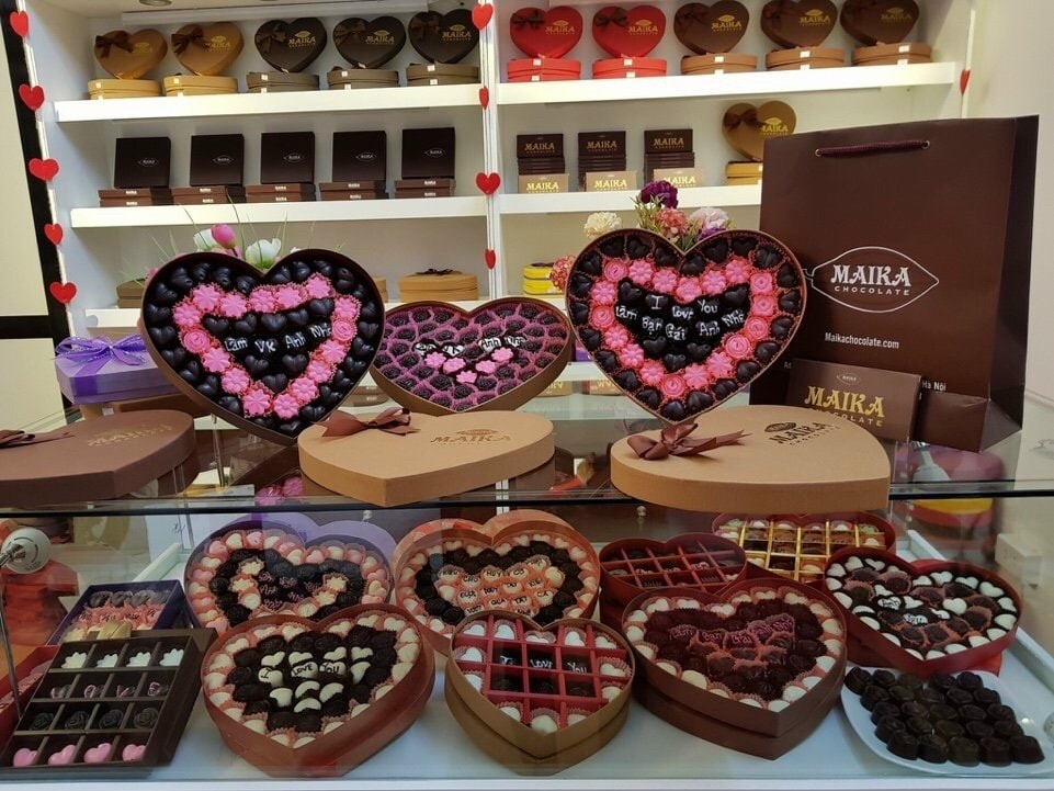 Những set socola đẹp mắt cho ngày Valentine.