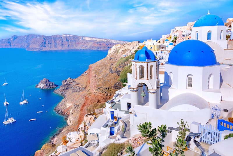 Lạc vào chốn mộng mơ tại hòn đảo Santorini (Hy Lạp).