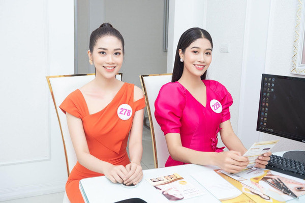 Bất ngờ với 2 thí sinh Hoa Hậu Việt Nam 2020 giống nhau như 2 chị em ruột