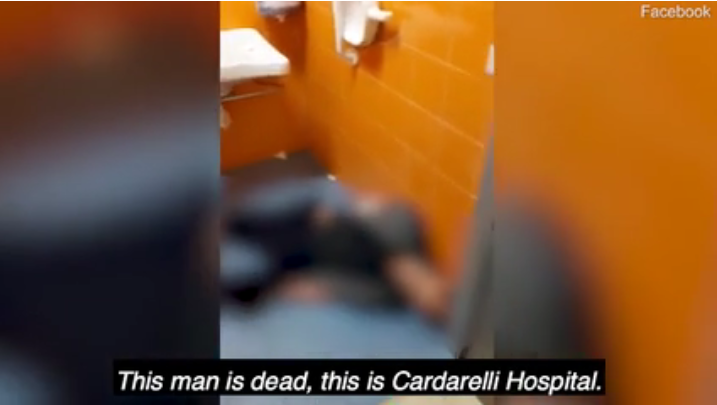 Italy: Bệnh nhân mắc Covid-19 chết ngay trong toilet bệnh viện - Ảnh 1