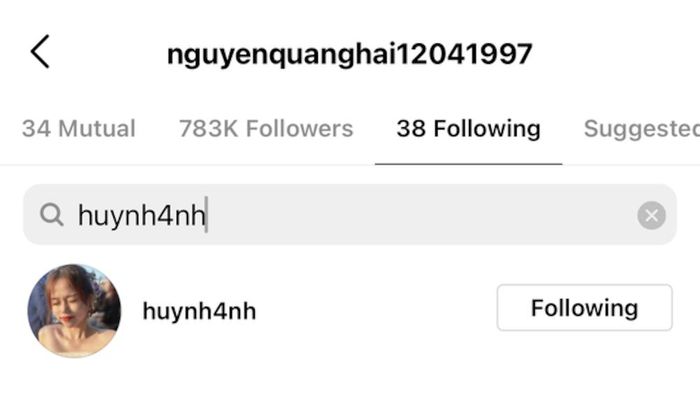 Huỳnh Anh có động thái bất ngờ khi Quang Hải nhấn nút theo dõi Instagram - Ảnh 1