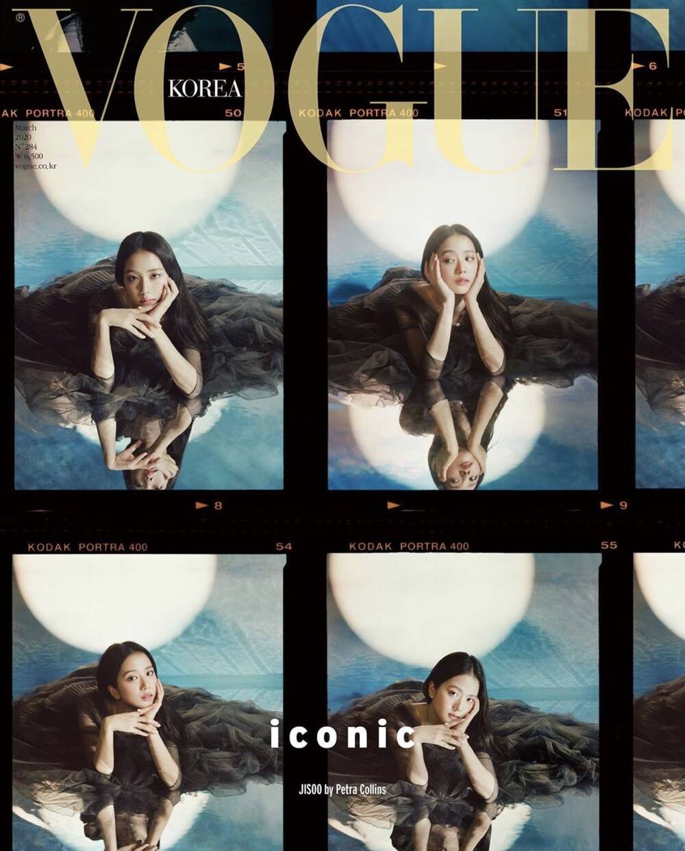Trước đó, Jisoo đã từng lên bìa tạp chí Vogue Korea vào tháng 3/2020.